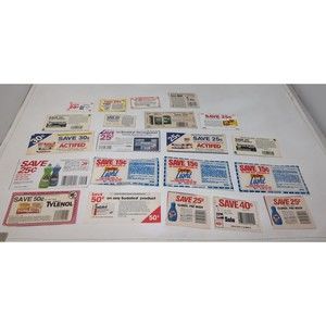 Vintage 1980s Coupon Lot Doritos Dawn Dish Soap Clorox & More Movie‎ Prop Ads